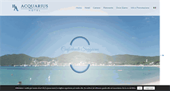 Desktop Screenshot of hotelacquarius.it