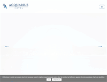 Tablet Screenshot of hotelacquarius.it